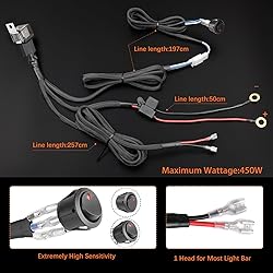LED Light Bar Wiring Harness Kit Auto Power Plus