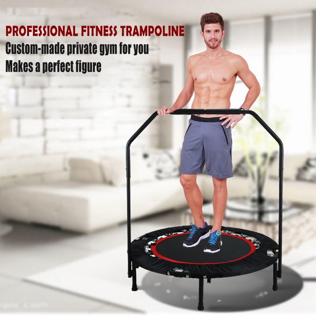 ZOKEO1 Post Plus Indoor Sport Foldable Rebounder Exercise Trampoline Trampoline Fitness Adult