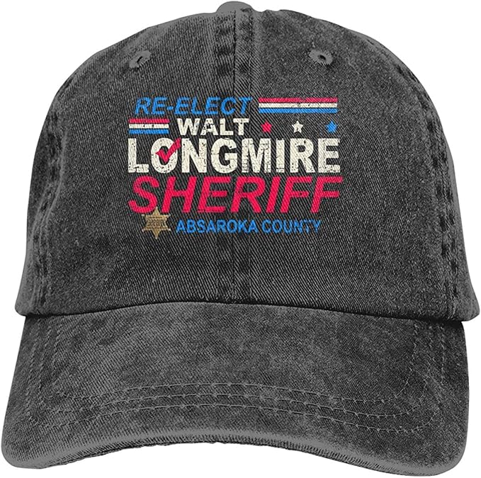 BIGFANSS Longmire Low Profile Golf HatWashed Cotton Strapback Cap for