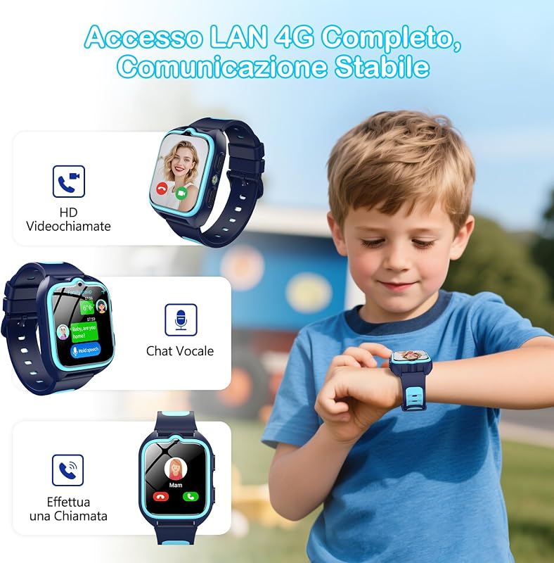 Smartwatch Bambini con SIM 4G — foto 5 di 8