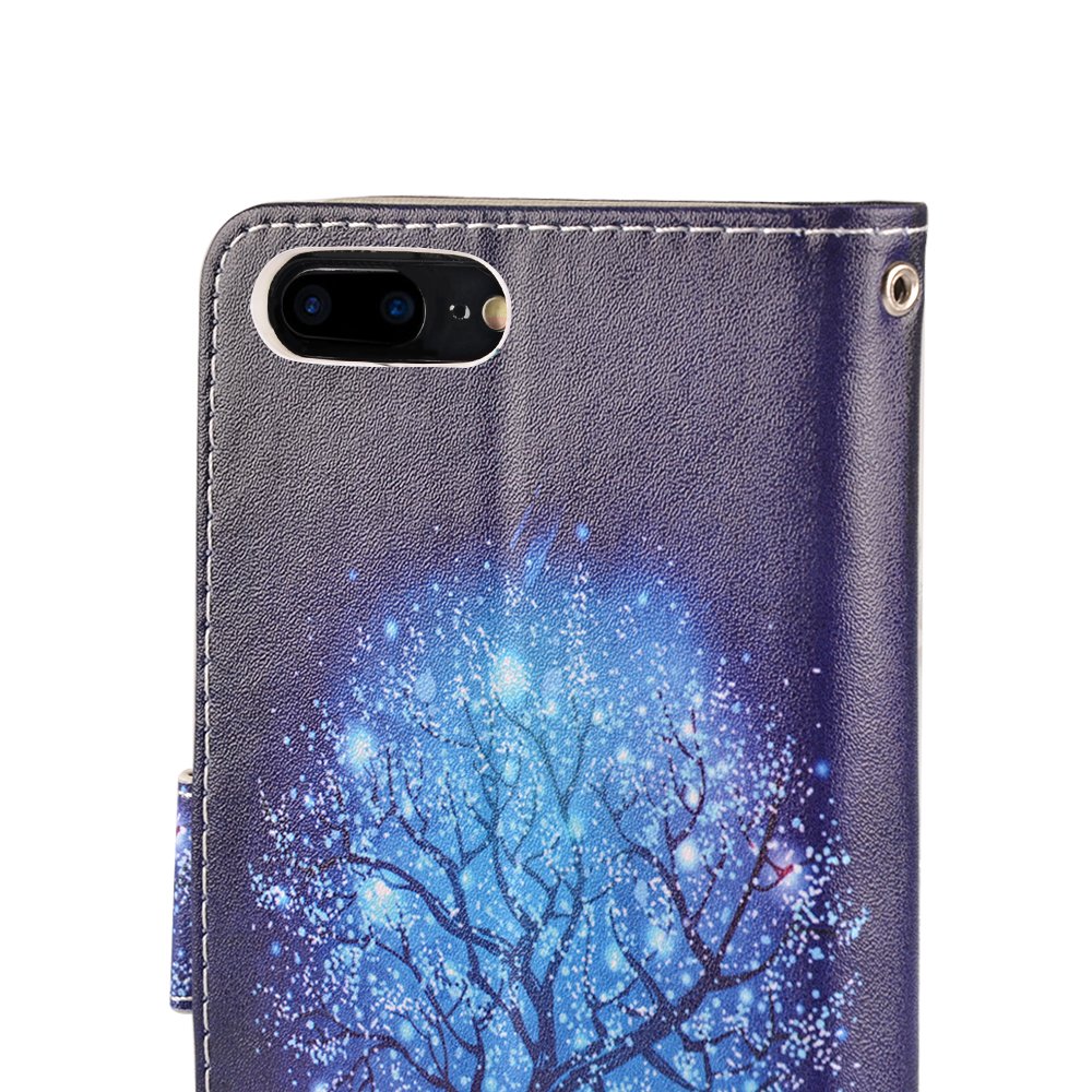 iPhone 7 Plus/8 Plus Case, MagicSky iPhone 7 Plus/8 Plus Wallet Case Folio Flip Premium PU Leather Case Cover with Card Holder Slot Pockets,Wrist Strap,Magnetic Closure for Apple iPhone 7 Plus/8 Plus, Believe in yourself