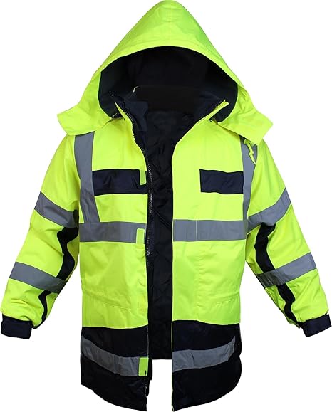 normani Outdoor- & Arbeitsbekleidung 4-in-1 Warnschutzparka Stonefield [S-4XL]