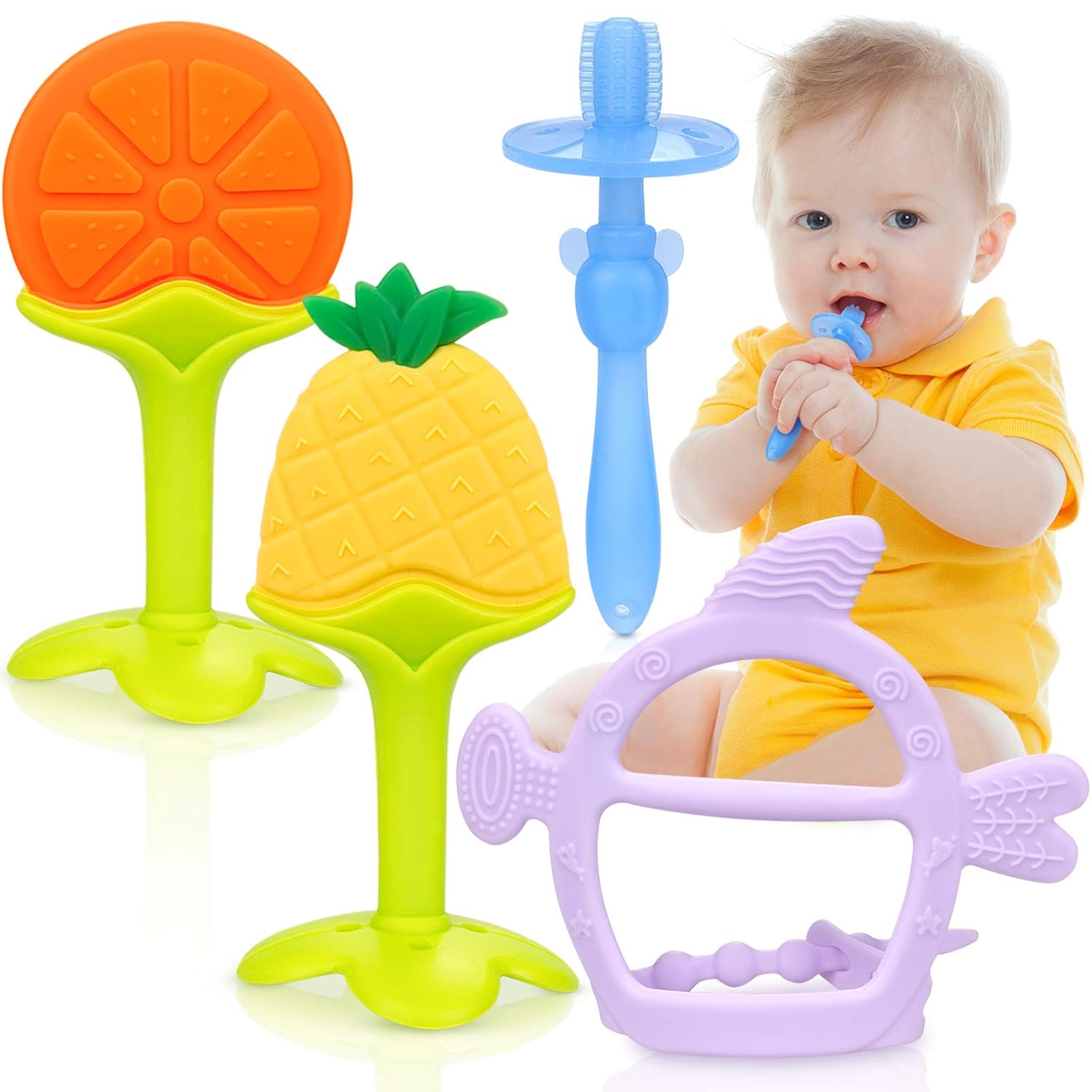 baby teething chew toys