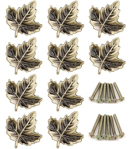LBY 5pcs Cabinet Knobs Pulls Handles, Vintage Style Door Knob, Back