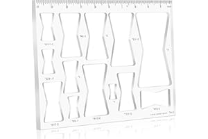 Router Templates for Woodworking,Router Jig Butterfly Inlay Templates Decorative,13-in-1 Bowtie Router Templates(10 * 7.8 inc