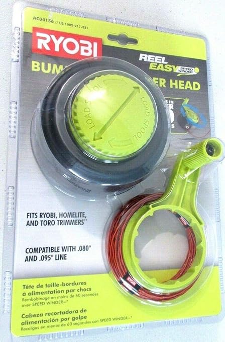 Amazon Com Ryobi Reel Easy Trimmer Head With Speed Winder Garden Outdoor