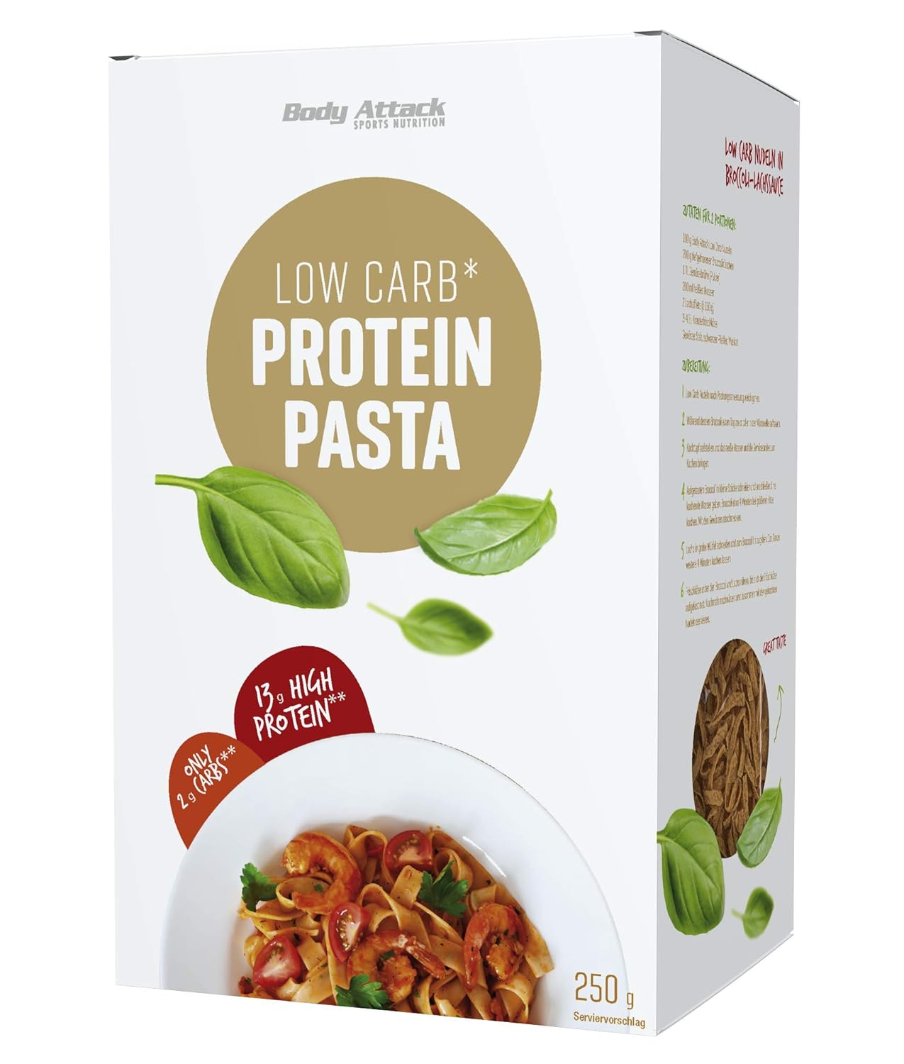 Body Attack Pasta 250g Protein Pasta Amazon De Lebensmittel Getranke