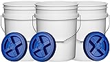 House Naturals 5 Gallon Plastic Bucket Pail Food
