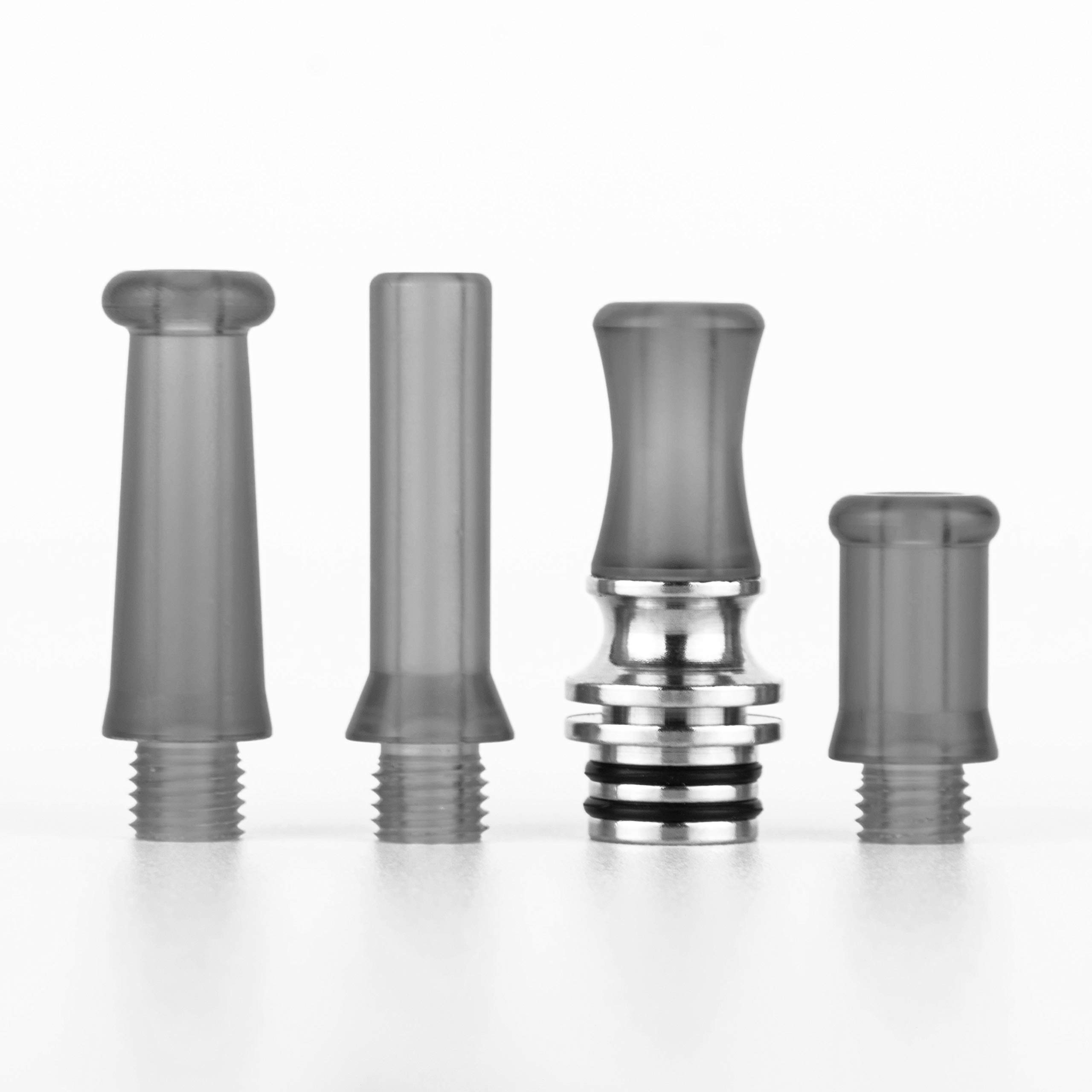 RUIYITECH 510 drip tip kit for Berserker V2 MTL RTA/COG MTL RTA/Glaz Mini/kree rta/Zenith Pro/BSKR RTA/YDDZ T1 V1 / Ares 2 (Gray)