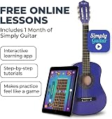 Music Alley 30 Inch Junior Classical Acoustic Guitar for Kids with Bag view 5