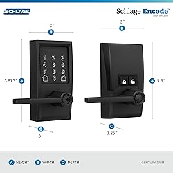 Schlage FE789WBCEN622LAT Encode Century WiFi