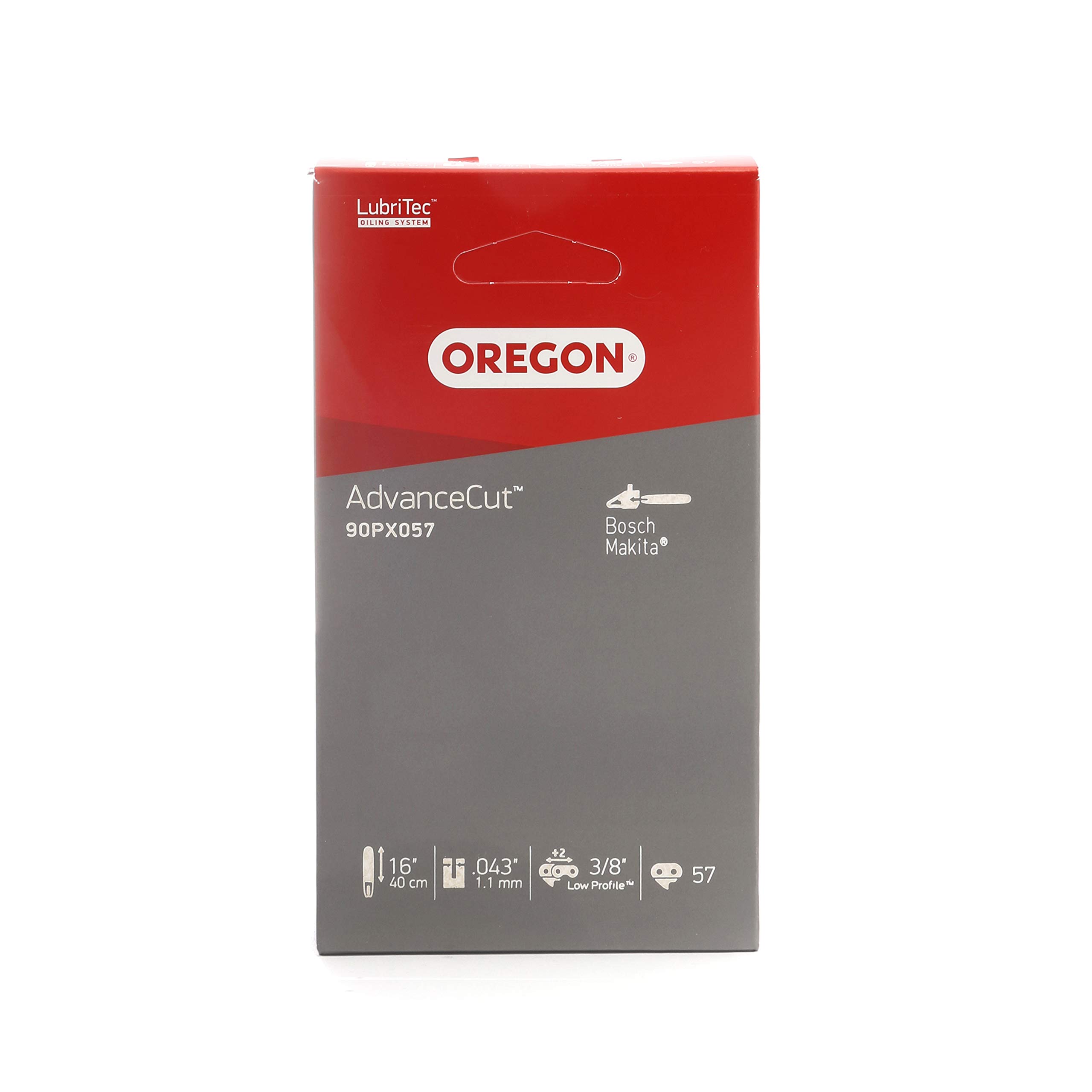 Oregon 90PX057E AdvanceCut™ Saw Chain to fit 16-Inch (40cm) Bosch, Parkside Chainsaws, 57 Drive Links