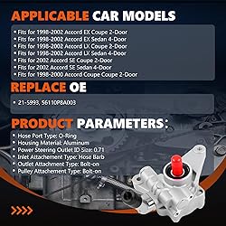 Daysyore Power Steering Pump 21-5993 Fits for