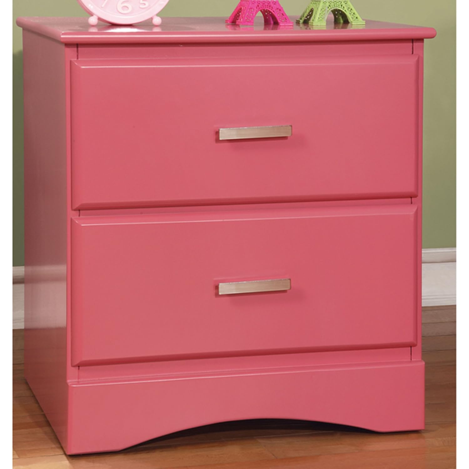 Kids Nightstand With 2 Drawers Modern Toddler Room Side Table In Accent Color Blueberry Blue Wade Logan Blog Transfermyauto Com