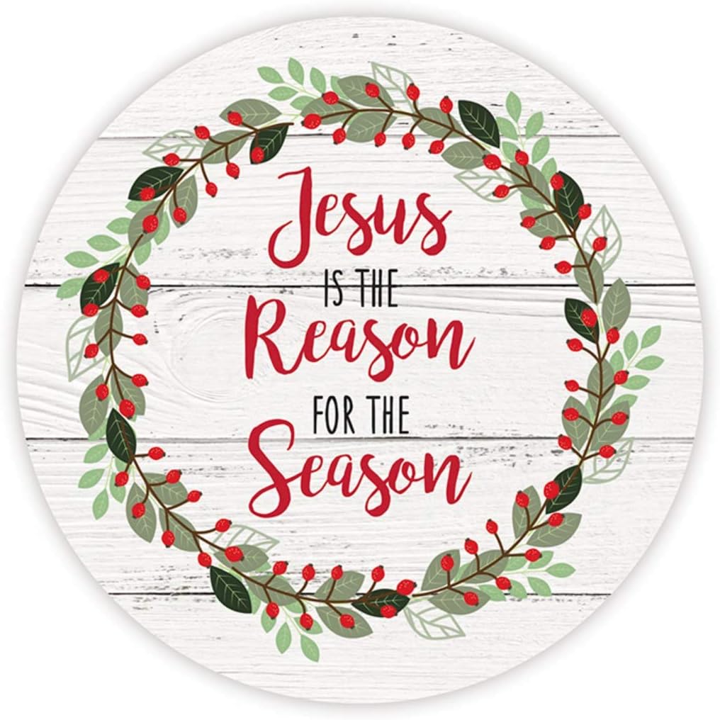 Jesus is The Reason for The Season Christmas Car Magnet, 6 Inch
