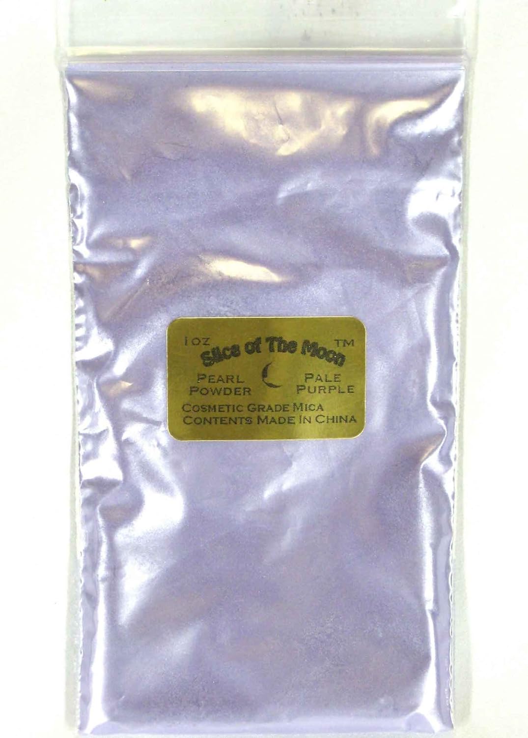Slice of the Moon: Pale Purple Mica Powder 28g, Natural Mineral Mica, Cosmetic Grade for Lipstick Lip Gloss Bath Bombs Epoxy Resin Face Blush Powder Eye Pencil Dye Pigments Candle Making