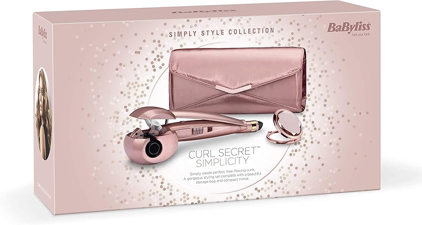 babyliss curl secret white and gold