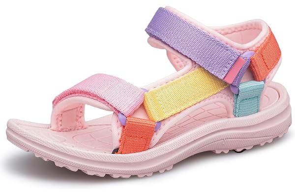 vibdiv Boys Girls Sandals Open-Toe Summer Outdoor Unisex Child Sport Sandals Athletic Lightweight(Toddler/Little Kid/Big Kid)