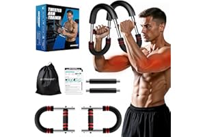 EAST MOUNT Twister Arm Trainer 20-110lb Adjustable Chest Workout Equipment for Men Women Portable Spring Resistance Muscle Bu