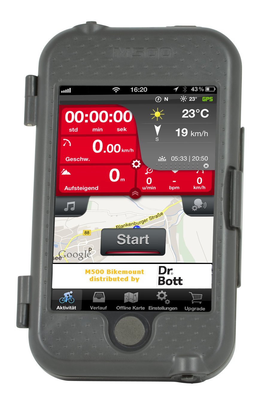 Ten97 M500 Bike Mount for iPhone 3GS/iPhone 4