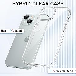 LoeoeL for iPhone 14 Plus Case Clear, Transparent