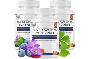 15 in 1 Advanced Eye Formula, 15-in-1 Vision Support (3Pcs)