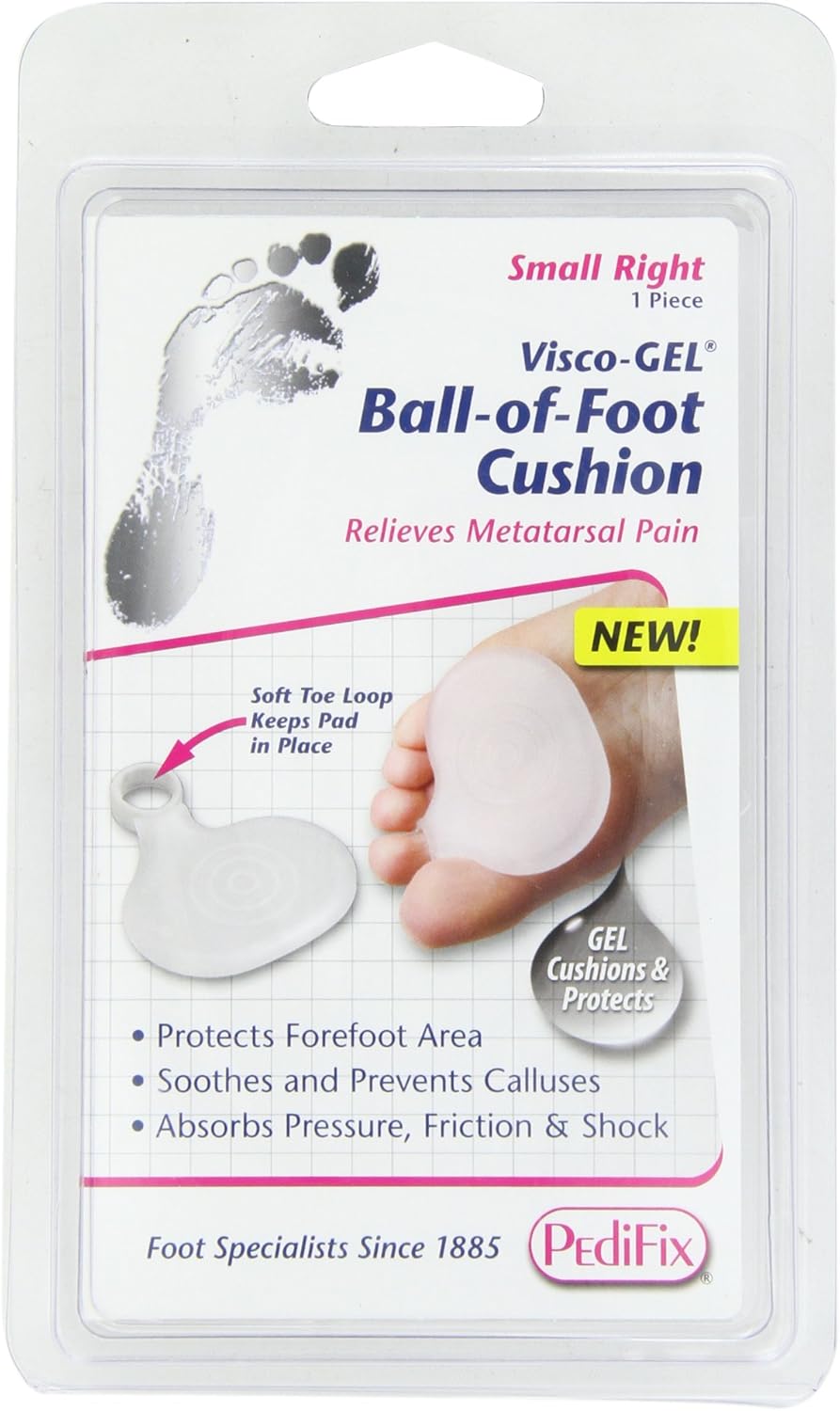 PediFix Visco-gel Metatarsal Pad with Toe Loop, Large Left: Health & Personal Care