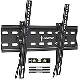 MOUNTUP Tilting TV Wall Mount Bracket for 26-55 Inch Flat Screen TVs/ Curved TVs, Low Profile TV Wall Mount TV Bracket - Easy