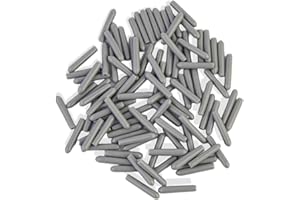 Plfawu 100 PCS Universal Dishwasher Rack Tine Prong Repair End Cover Caps, Flexible Vinyl Extra Long 1 inch Anti-Slip Round Tips, Gray