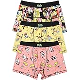 Bioworld Men's Adult SpongeBob SquarePants Boxer Brief Underwear 3-Pack
