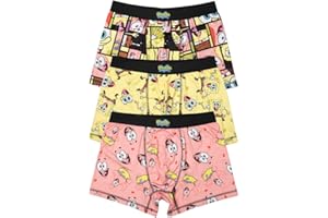 Bioworld Men's Adult Spongebob Squarepants Boxer Brief Underwear 3-Pack