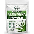 Organic Aloe Vera Powder for Hair & Face | Aloe Barbadensis | AloeVera Extract USDA Certified by Proud Planet (1 Pound | 16 Ounce)