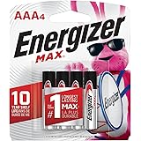 Energizer AAA Batteries, Max Triple A Alkaline, 4 Count