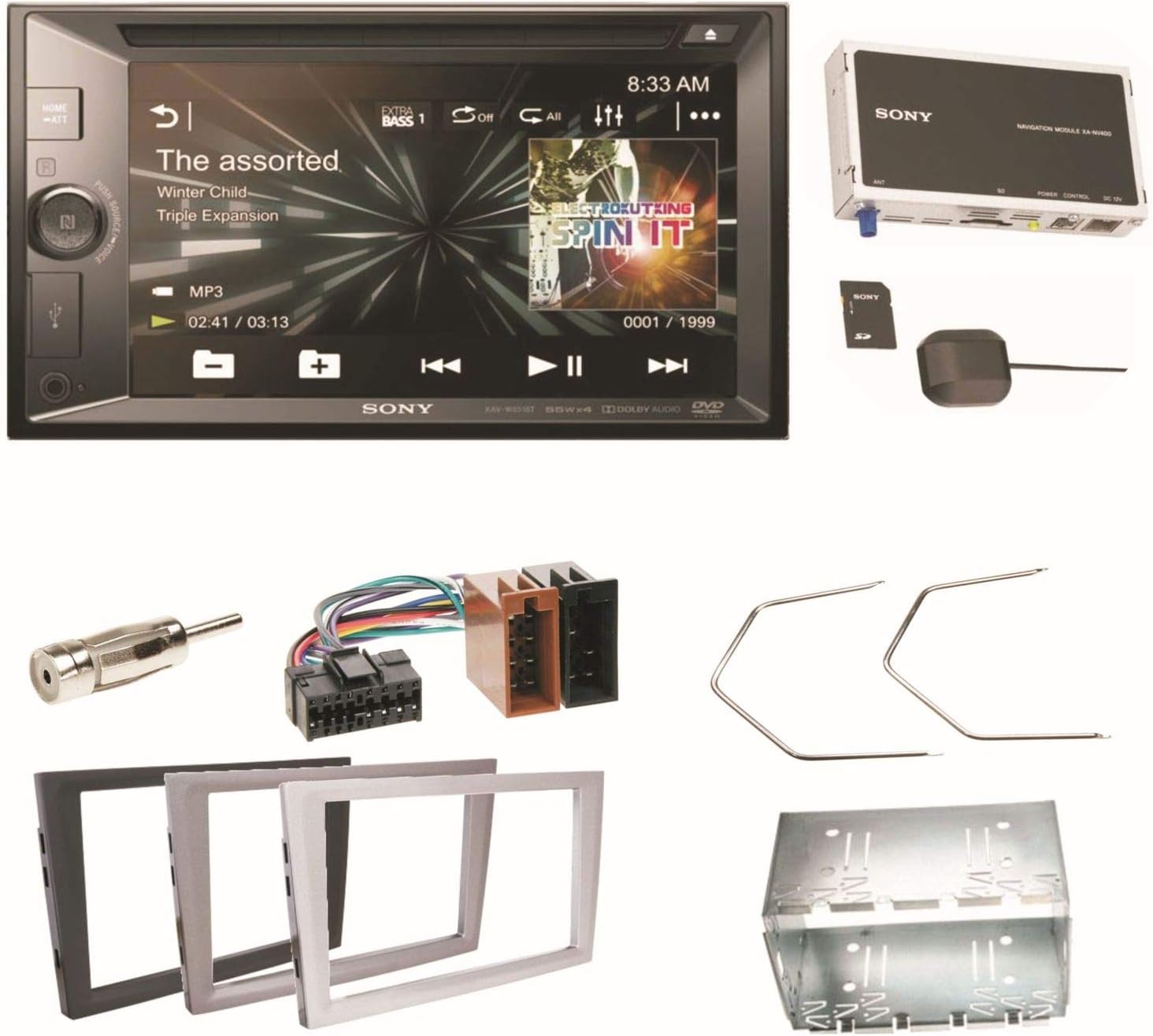 Vauxhall Corsa C Sony Car Stereo Radio CD MP3 USB Bluetooth Steering