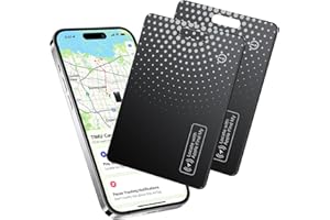 2-Pack Air Tracker Tag Wallet Tracker [Apple MFi Certified] (iOS Only) Bluetooth Tracker Smart Finder for Apple Find My, iPho