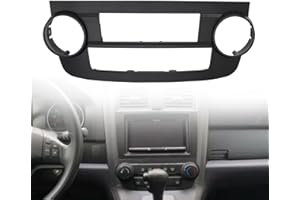 SHTUOMOLAND AC Control Panel Center Dash Vent Trim Fit for Honda CR-V CRV 2007-2011 Replace 79501-SWA-A01ZA A/C Air Conditioning Bezel (Manual A/C)