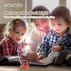 VAVOFO Rechargeable Book Light for Reading in Bed