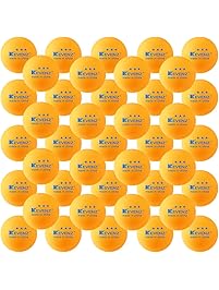 KEVENZ 50-Pack 3-Star 40mm Orange Table Tennis Balls,Advanced Ping Pong Ball