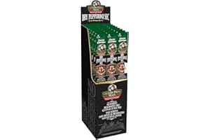 Country Prime Meats Classic Dry Cured Pepperoni Sticks. 100% Made In Canada. High Protein Snack. No Nitrites, No Artificial F