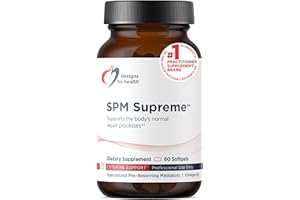 Designs for Health SPM Supreme - 3 Specialized Pro-Resolving Mediators from Fish Oil - Omega 3 Fatty Acids Supplement, SPM Fish Oil (60 Softgels)