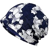 Glamorstar Floral Lace Beanie Hat Chemo Cap Stretch Slouchy Turban Headwear