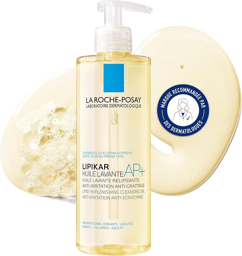 La Roche-Posay Lipikar Cleansing Oil AP+ 400ml for Dry, Itchy Skin