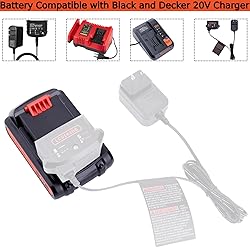 Tulepowceeng 2 Pack 20V 4.0Ah Lithium Replacement
