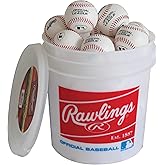 Rawlings | Official League Recreational Use Practice Baseballs | Youth/8U | OLB3 | Bucket | 24 Count