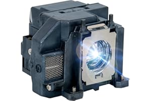 iQubay ELPLP67 V13H010L67 Replacement Projector Lamp Bulb for Epson PowerLite Home Cinema 500 707 710HD 750HD EX5210 EX7210 EX3210 EX3212 H433A H429A VS210 VS220 EB-X11 X12 W12 S12 S11 X15 SXW11 TW480