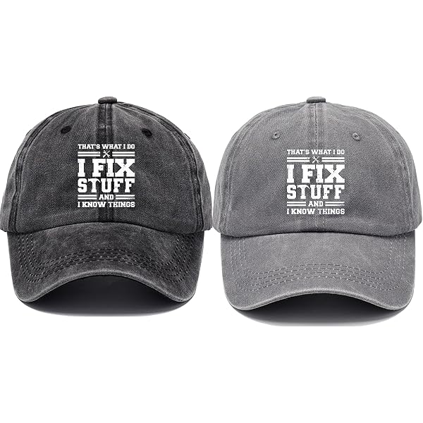 "That's What I Do I Fix Stuff" Dad Hat - Adjustable Baseball Cap For Men & Women, Vintage Strapback, Cool Gift Idea