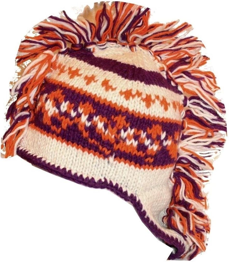 knit mohawk hat ear flaps