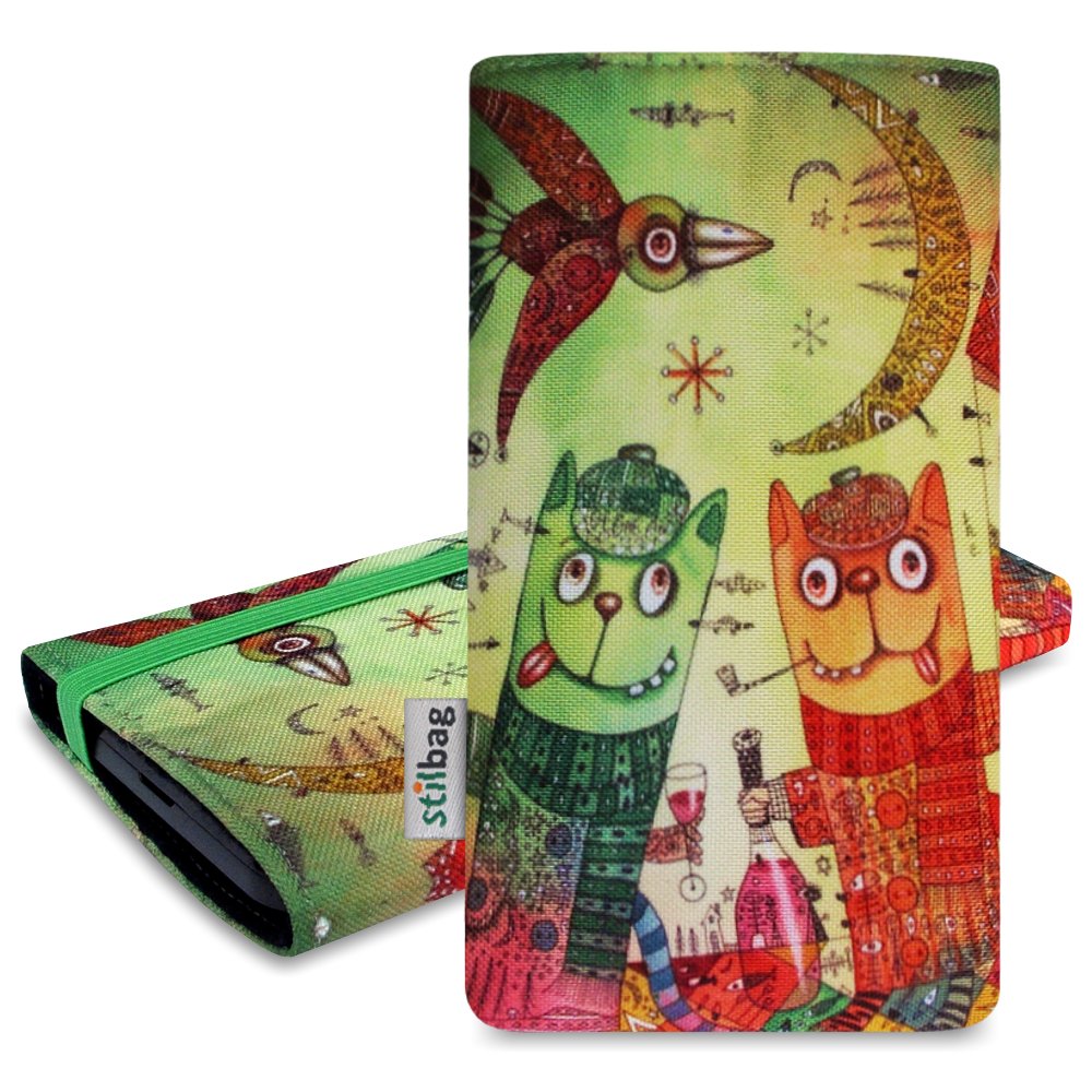 Stilbag Pouch 'MIKA' for Samsung Galaxy S5 - Design: Tipsy Cats