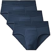 Tommy John Men's Second Skin Briefs, Lightweight No Ride-Up Comfortable, Breathable, Soft Moisture Wicking Tagless Briefs