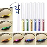Corleone Glitter Liquid Eyeliner, Metallic Change Color Rainbow Eyeliner Gel MultiColor Highly Pigmented Waterproof Longer-Lasting Colorful Eye Liner Gift Kit for Women and Girls